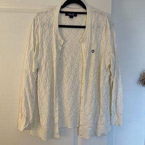 Chase bank uniform cardigan